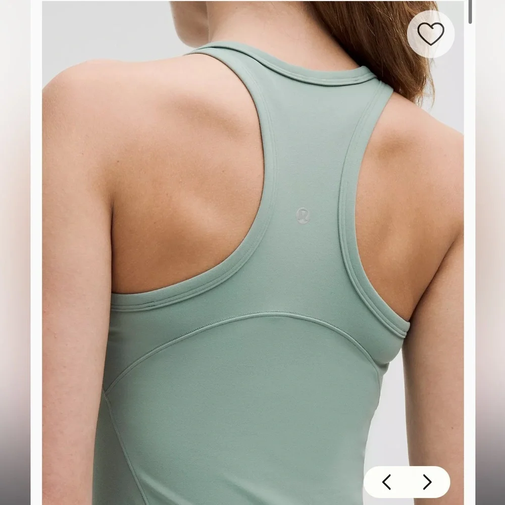 Lululemon Align™ Waist-Length Racerback Tank Top size 2 ‘Crater Blue’ - Picture 4 of 4